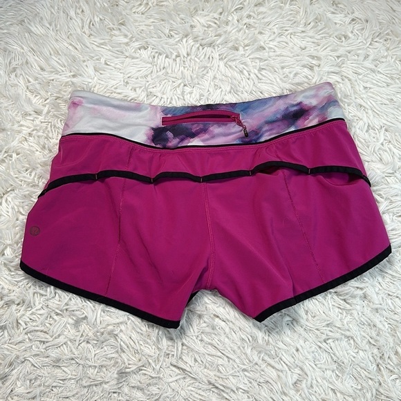 Lululemon Speed Short Raspberry / Blooming Pixie Multi / Black - Picture 7 of 9